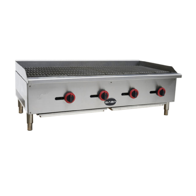 SABA CB-48 Radiant Charbroiler Countertop Gas