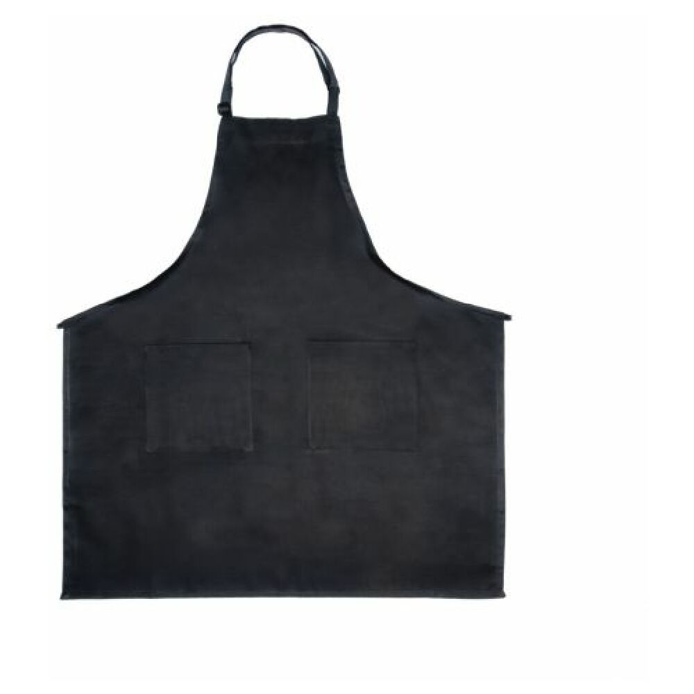 Chef Approved 167BAADJBK Bib Apron 32" X 28" (2) Front Pockets