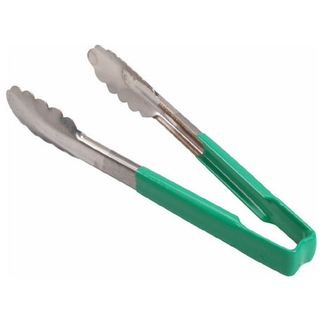 Vollrath/Idea-Medalie VOL4780970 Tong Green/ss 9.5 In Scallop Grip