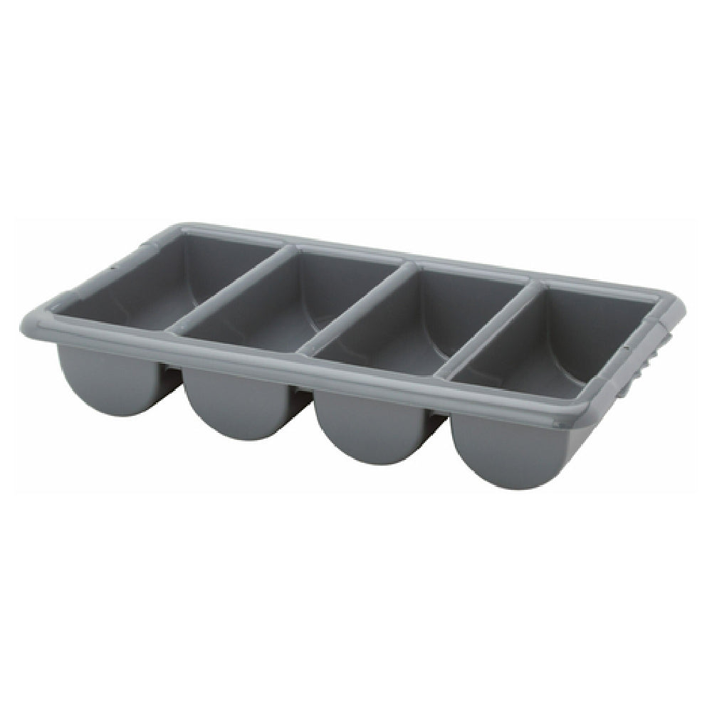 Royal Industries DIN BTC03 Cutlery Bin 4-compartment Gray