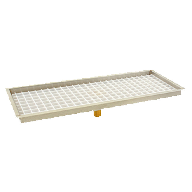 Franklin Machine Products 102-1091 Flanged Drop-In Drain Trays Fits 14-7/8" X 5-1/2" Cutout 3/8" Flange