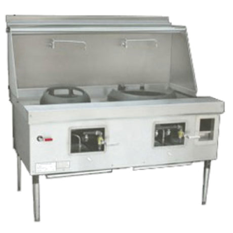 Town Y-2-SS York® Wok Range Gas (2) Chambers