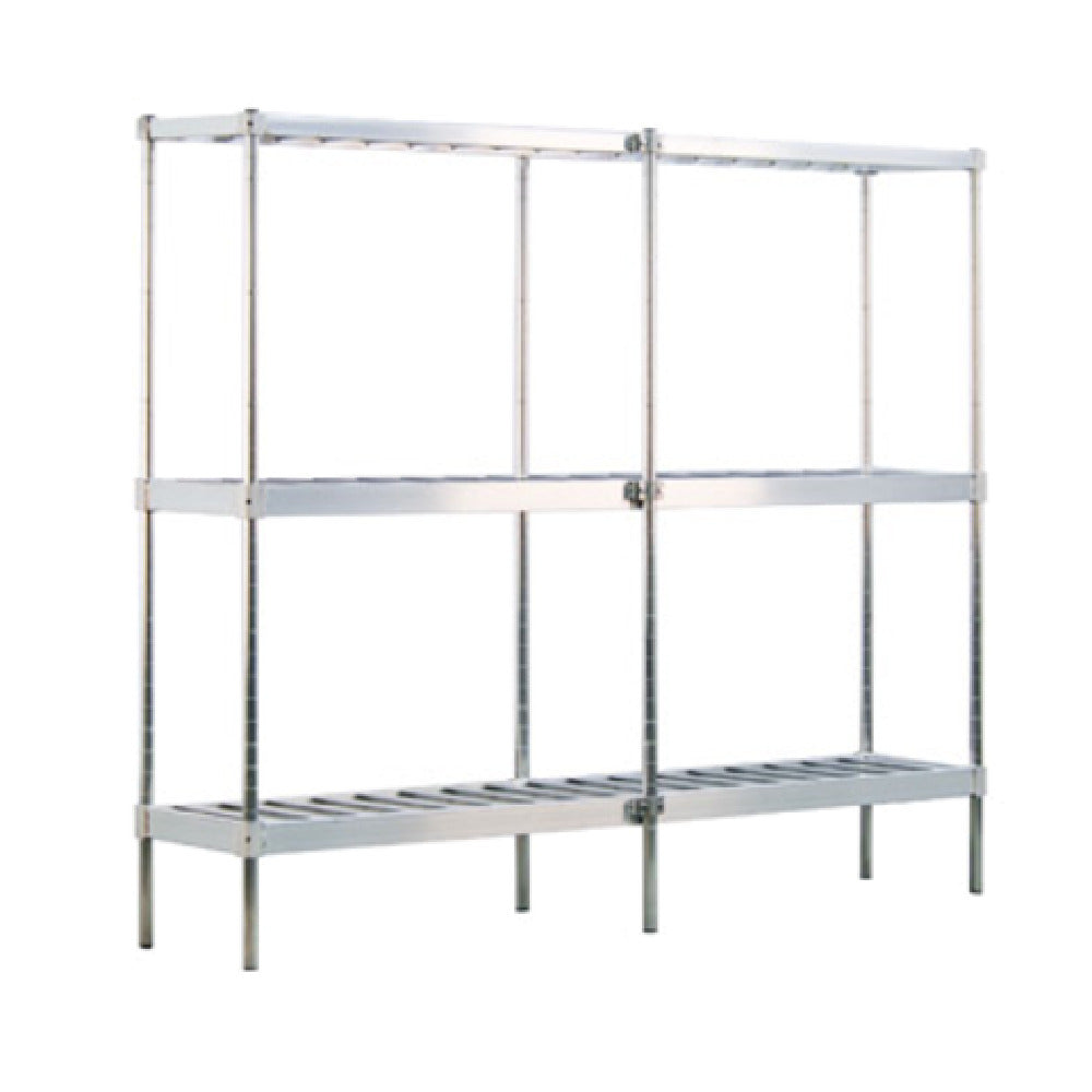 New Age Industrial 1289 Keg Rack 93"W X 18"D X 76"H (10) 1/2 Barrel Keg Capacity Or (34) 1/6 Barrel Keg Capacity