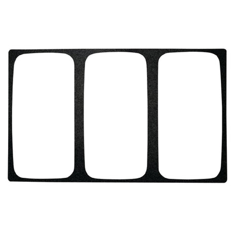 Hubert 20537 - Cold Tile, For 1/3-size Contemporary Pans, 3-compartment