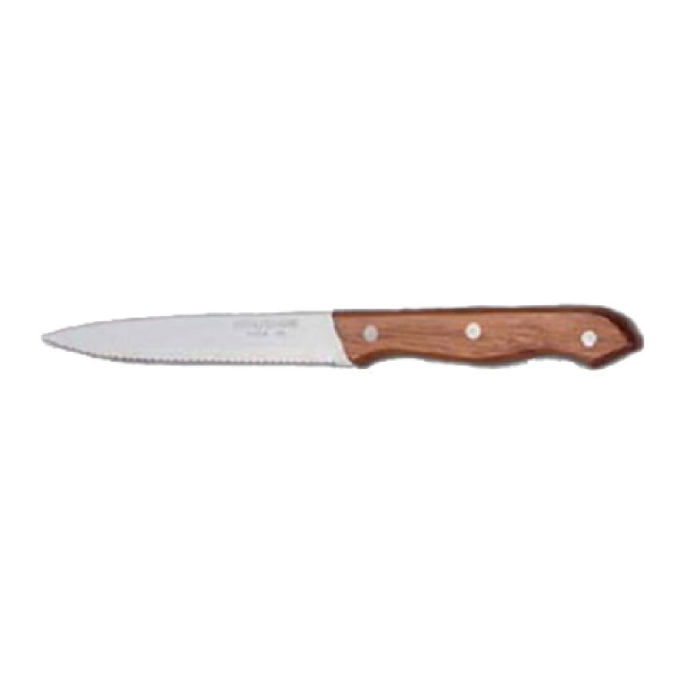 Libbey 200 1632 (Formerly World Tableware) Steak Knife 9-1/4" Wooden Handle