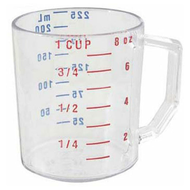 Cambro CAM25MCCW135 Cup Measuring(1 Cup Dry Clear)