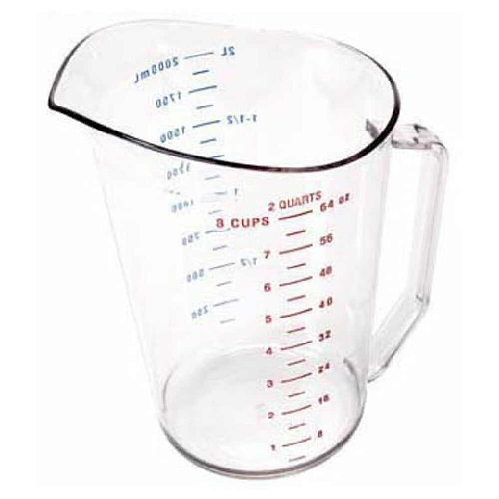 Cambro 200MCCW-135 2 Qt Measuring Cup 135 Clear