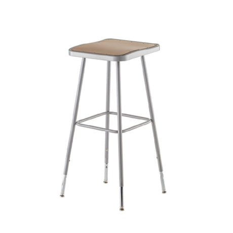 National Public Seating 6330H NPS® Heavy Duty Steel Stool 32"-39" Height Adjustable