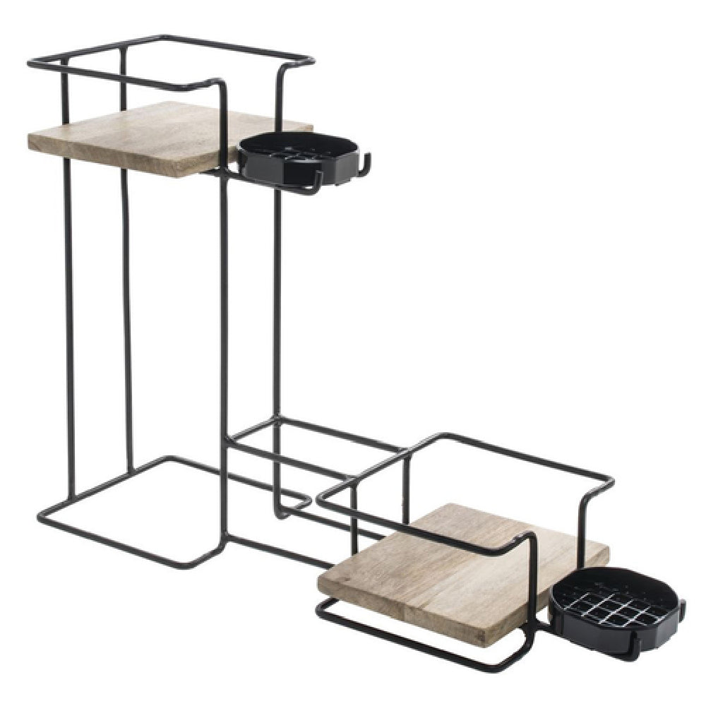 Hubert 39128 - Airpot Holder, Double Stack, 7-1/2" X 22-1/2" X 16-5/8"H