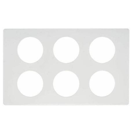 Hubert 82008 - Cold Tile, For Contemporary & Curveware Bain Maries, 6-compartment