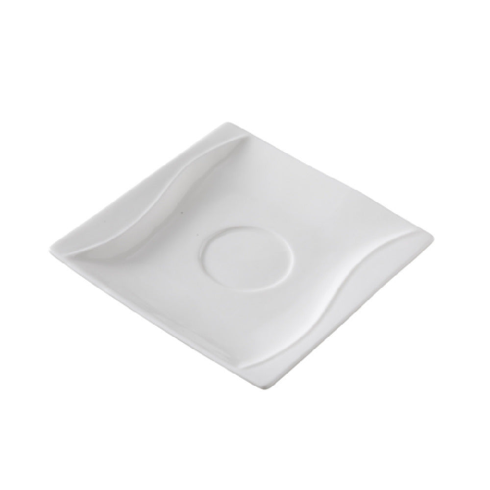 Yanco SW-002 Sea Wave Saucer 5-1/2"L X 5-1/2"W Square