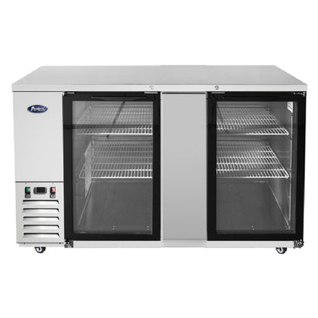 Atosa MBB69GGR Atosa Back Bar Cooler Two-section 68"W X 28-1/10"D X 40-1/10"H