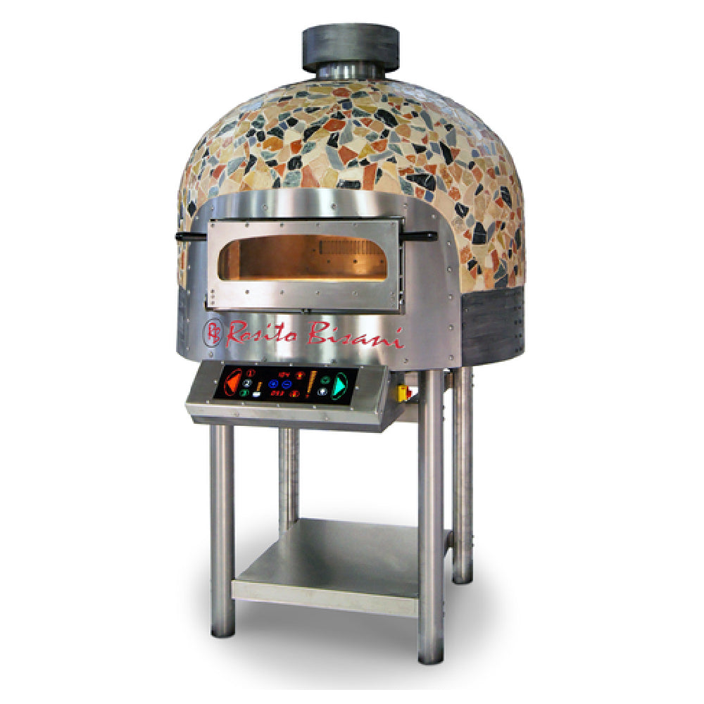 Rosito Bisani FRV100-CM Rotary Pizza Oven Electric Convection 39" Inside Cooking Diameter