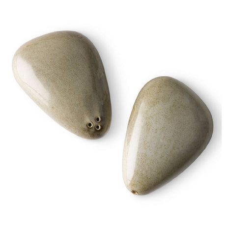 Bon Chef 2300070P - Tavola Salt & Pepper Shaker, 2-1/4"L X 1"H, Fully Vitrified