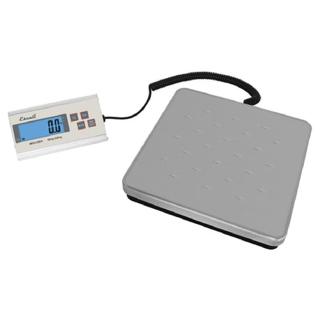 San Jamar SCDG264 Industrial Digital Platform Scale Square 264 Lb. X 2 Oz./120 Kg X .05 Kg