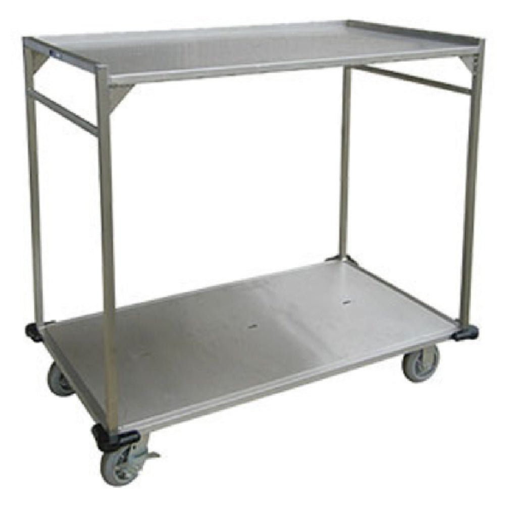 Lakeside PB51 Open Tray Delivery Cart 51"W X 29"D (2) Open Shelves