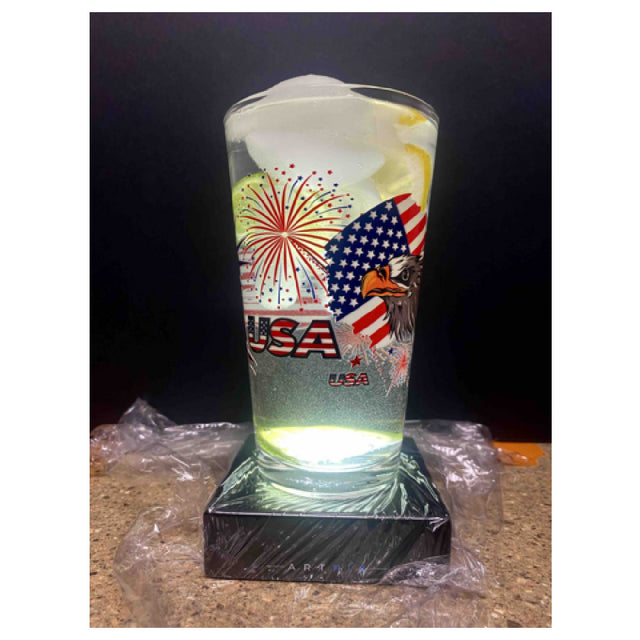 Buccaneer Container Corp 5139PAT1 (Buccaneer) Patriotic Mixing Glass 16 Oz.