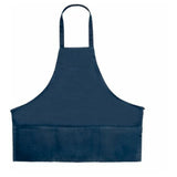 Chef Approved 167BAFHNV Half Length Bib Apron 25" X 28" (2) Front Pockets