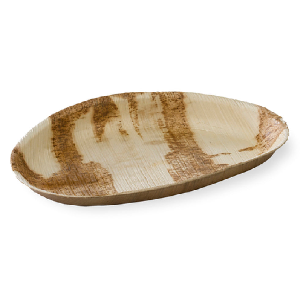 PacknWood 210BBAEG26 - Areca Palmegg Main Plate, 10.2" X 6.3" X 1", Egg Shaped
