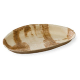 PacknWood 210BBAEG26 - Areca Palmegg Main Plate, 10.2" X 6.3" X 1", Egg Shaped