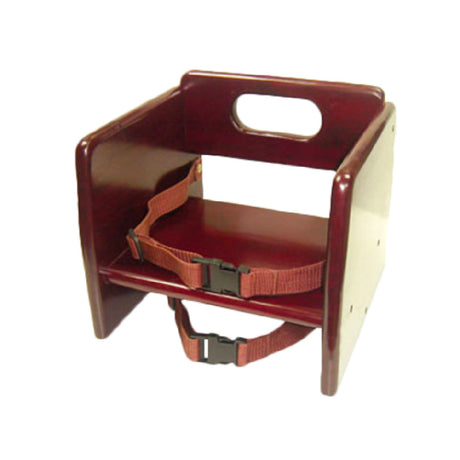 Thunder Group WDTHBS020A - Booster Seat, 11-4/5"W X 11-4/5"D X 10-5/8"H, Flippable For Seat Height