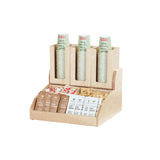 Cal Mil 2019-71 Blonde Base For Condiment Station 15"W X 14.5"D X 9.25"H Rectangular