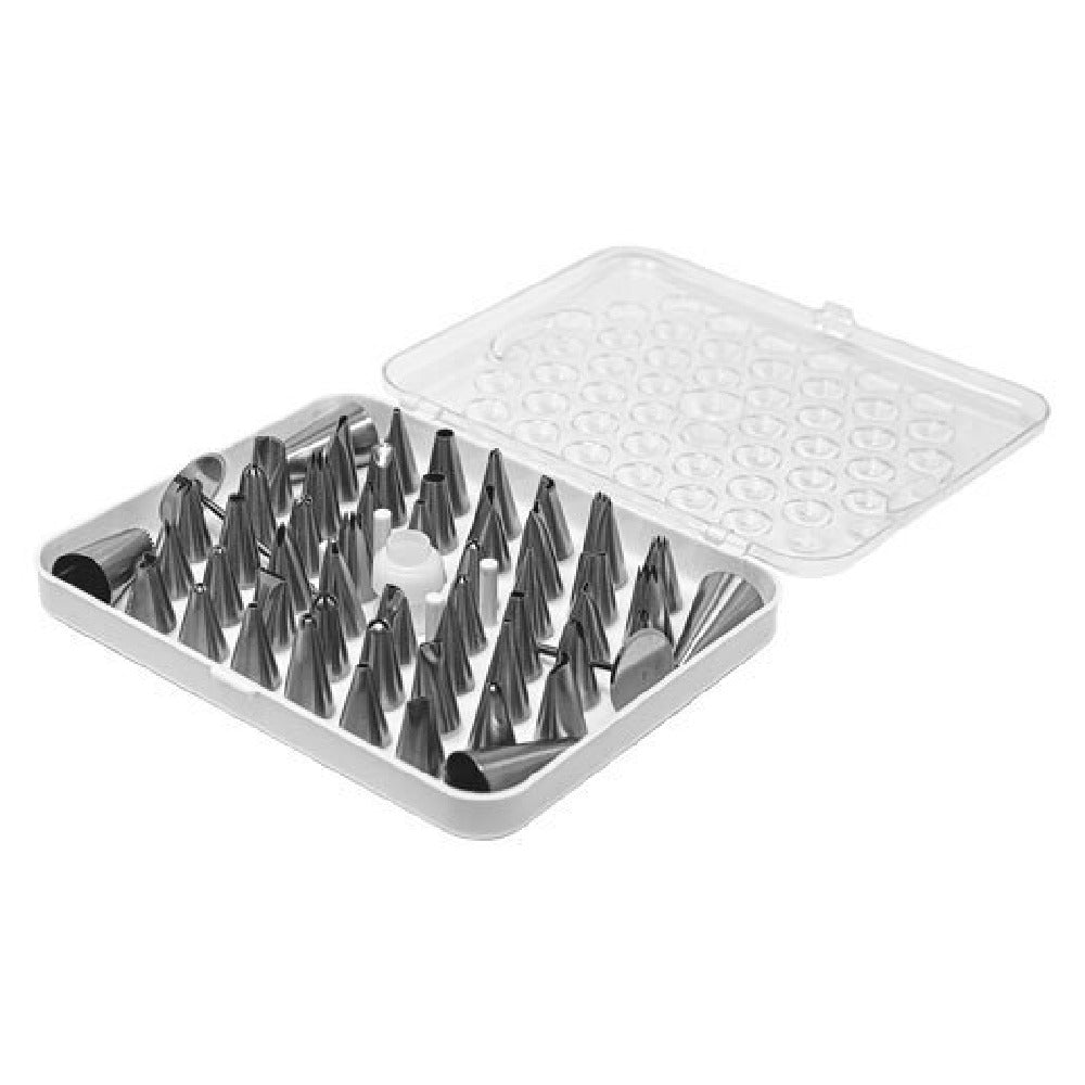 Omcan 48898 (48898) Cake Decorating Set 52-piece Seamless