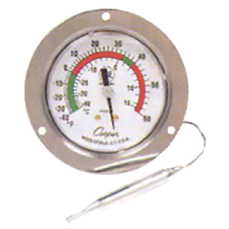 Cooper Atkins 7112-01-3 Thermometer 2-1/2" Panel Type Front Flange (6.35cm)