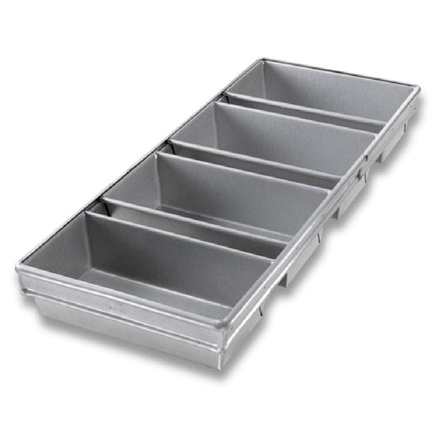 Chicago Metallic 49415 Bread Pan Set 4-pan 10-23/32" X 26" X 3" Overall