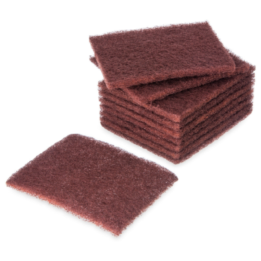 Carlisle 4071100 Carlisle Sparta® Grill Polishing Pads 5" X 4" X 1/4" Red