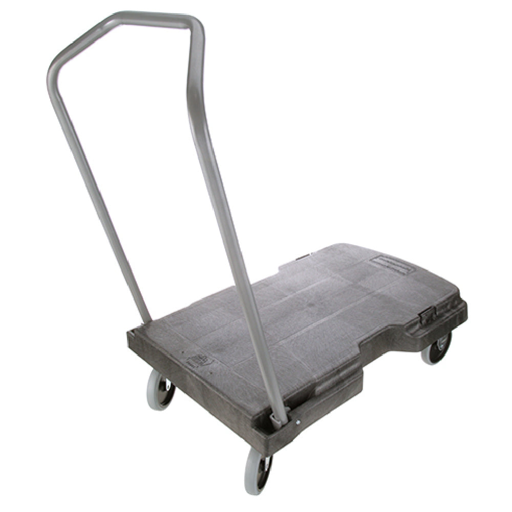 Rubbermaid RBMDFG440100BLA Tripple Trolley Bk Cart Std Duty 5 In Casters