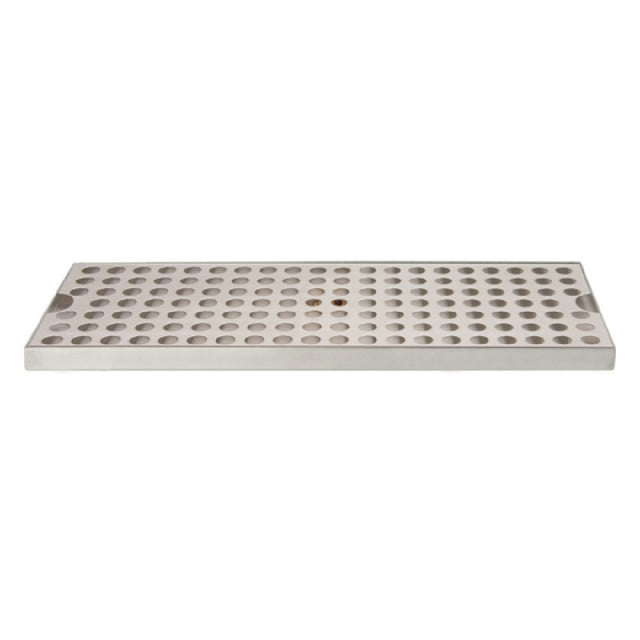 Micro Matic DP-120D-16-P Surface Mount Drip Tray 16"W X 5"D X 3/4"H With Perforated Grill