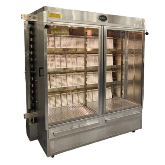 Hickory Industries, Inc. N/45WDG-PLUS - Gas Rotisserie Oven, 13-spits In 2 Side-by-side Rows