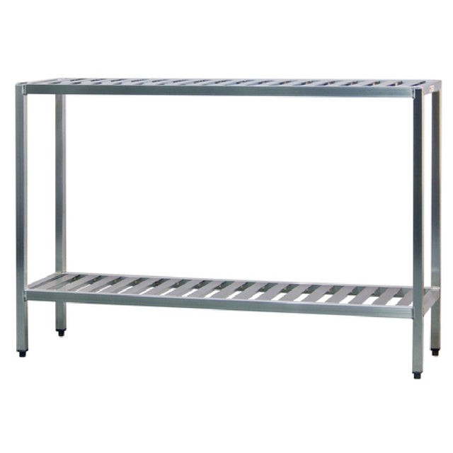 New Age Industrial 1024TB T-Bar Series Shelving Unit 2-tier 72"W X 20"D X 48"H