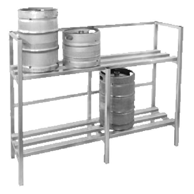 Channel KSR48 Keg Storage All-Welded 48"W X 20"D X 55"H