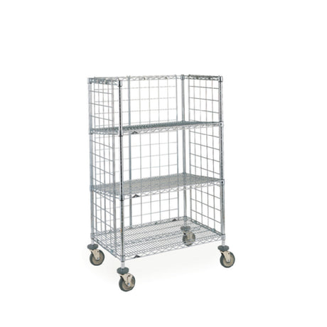 Metro AST35MC Slanted Shelf Truck & Cart 36"W X 24"D X 62"H (3) Shelves