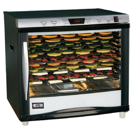 Hamilton Beach 28-0301-W Weston PRO-1200 Dehydrator Single Zone 80 Liter/(12) Tray Capacity