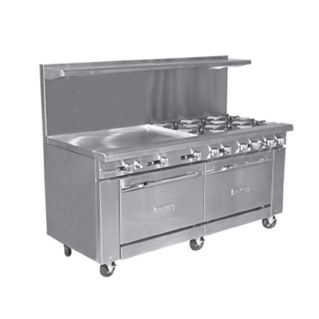 Royal Range Of California RR-10G12-C_NAT Restaurant Range Gas 72"