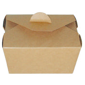 PacknWood 210BIO1K - Grab & Go Meal Box, 22 Oz., 5.1" X 4.1" X 2.6"