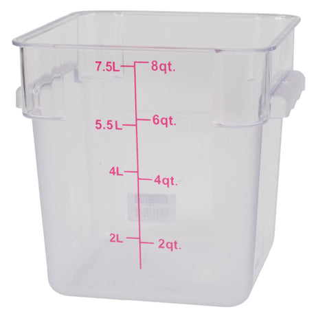 Stanton Trading PCS-8 - Food Storage Container, Square, 8 Qt.