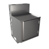BK Resources UBC-DW-21-W24H Top Shelf Underbar Cabinet Flat Top With Raised Edge
