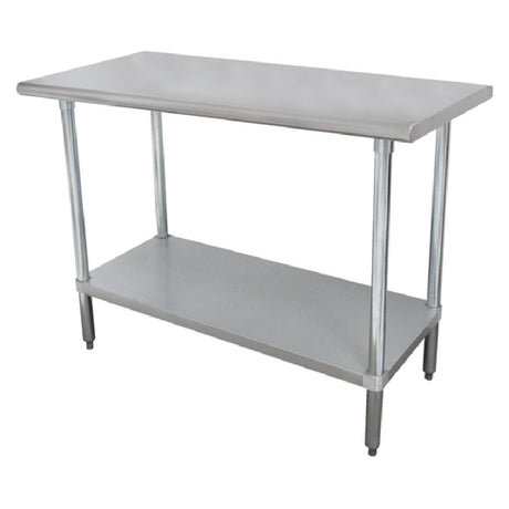 Advance Tabco ELAG-240-X Special Value Work Table 30"W X 24"D 16 Gauge 430 Stainless Steel Top