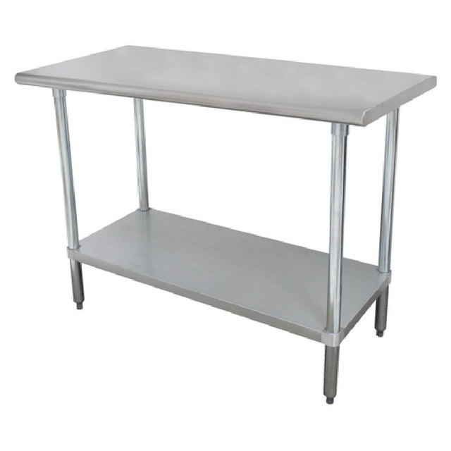 Advance Tabco ELAG-240-X Special Value Work Table 30"W X 24"D 16 Gauge 430 Stainless Steel Top