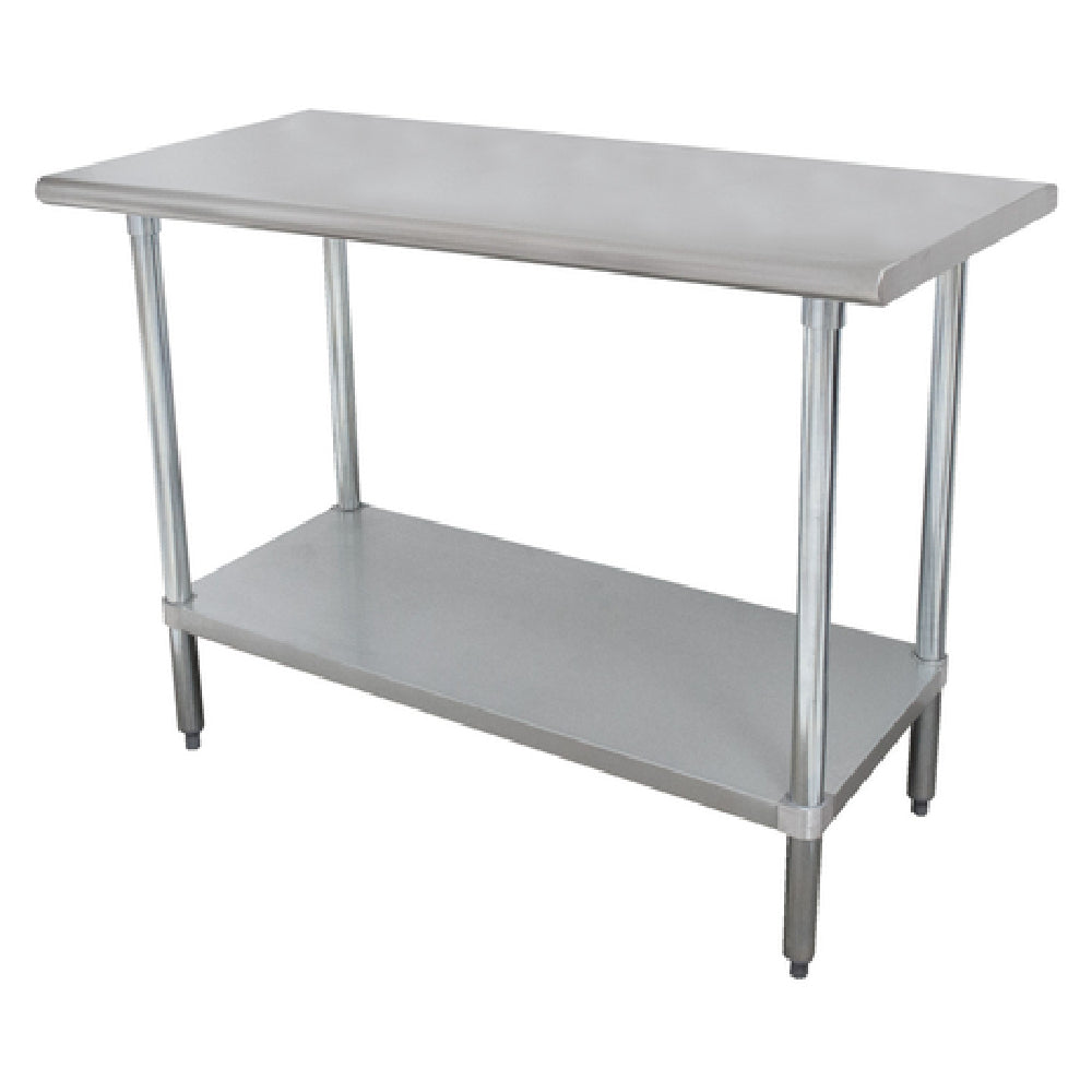 Advance Tabco ELAG-245-X Special Value Work Table 60"W X 24"D 16 Gauge 430 Stainless Steel Top