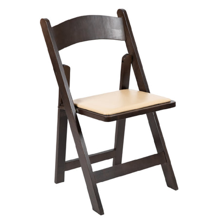 Flash Furniture XF-2903-CHOC-WOOD-GG Hercules Series Folding Chair Lightweight