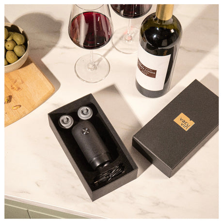Spill-Stop 13-753 - VacuVin® Wine Saver, Rechargeable, Black