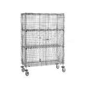 Metro SEC56EC-2EZ - Super Erecta® Security Unit, Mobile, Chrome Plated Finish