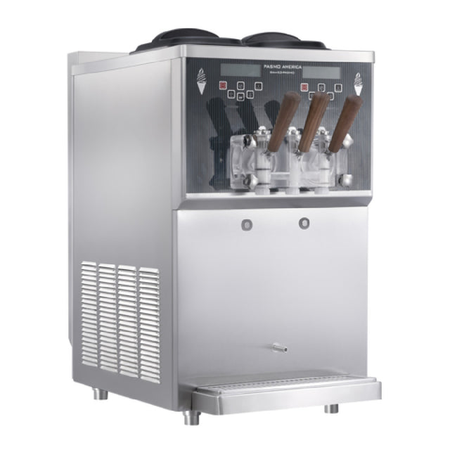 Pasmo USA S230F-TLA2 PASMO Gravity-Fed Single Flavor Table Top Soft Serve Freezer