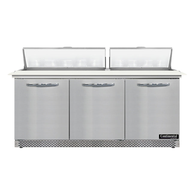 Continental Refrigerator SW72N18C-FB Sandwich Unit Front Breather 72"W