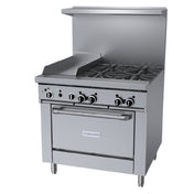Garland Commercial Ranges GFE36-4G12C - GFE Starfire Pro Series Restaurant Range